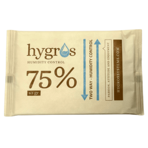 Hygros Humidity Bag 75% 63grs X1 Unidad